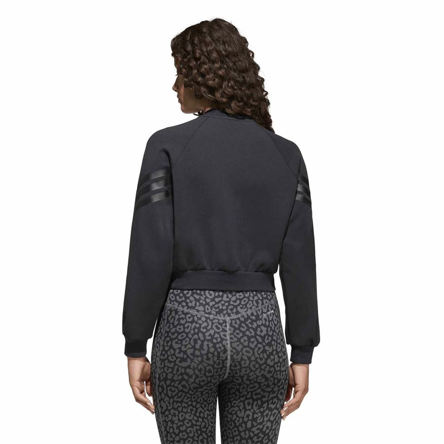 JG Future Icons 3 Stripes felpa crop con zip da bambina Adidas | KR2253X